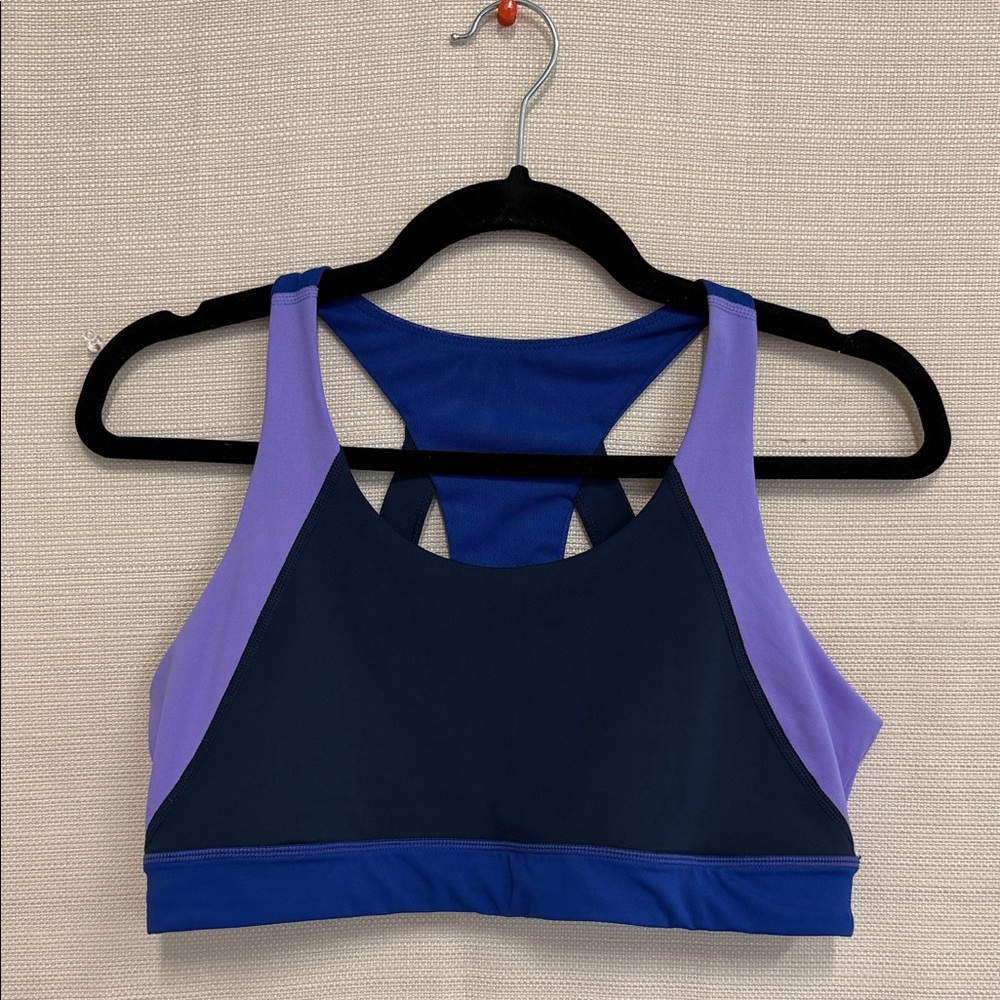 Avia Navy and Lavender Sports Bra